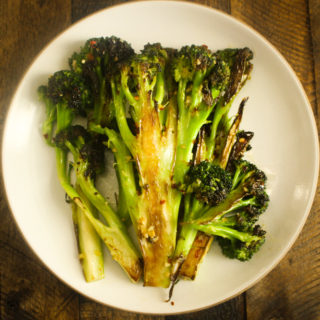 Spicy Garlicky Seared Broccoli